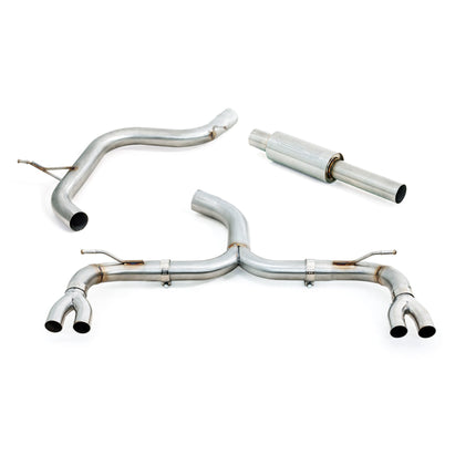 Cobra Exhausts - Cupra Leon 2.0 TSI 300 (20>) Back Box Delete Race Cat/GPF Back Performance Exhaust