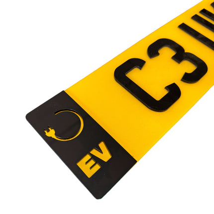 Number Plate Tags - Electric Vehicles (EV)