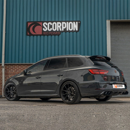 Scorpion Exhausts - Seat Leon MK3 Cupra ST 4Drive (Facelift) GPF Back Exhaust (CARBON EDITION ONLY) - Car Enhancements UK