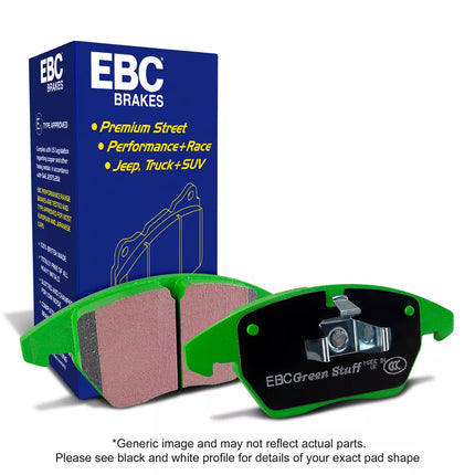 EBC Uprated Brake Pad - Fiesta MK7 1.4 / 1.5 / 1.6 Diesel All Models (FRONT) - Car Enhancements UK