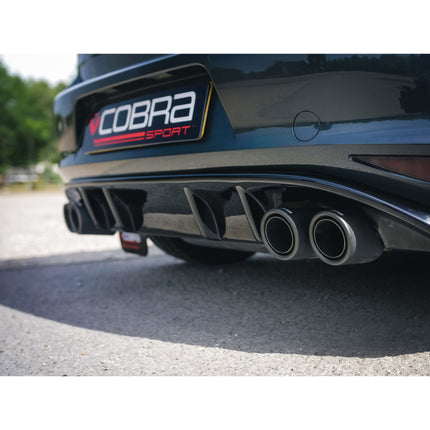 Cobra Exhausts - VW Golf GTI (Mk7) 2.0 TSI (5G) (12-17) Quad Exit Venom Box Delete Race Cat Back Golf R Style Performance Exhaust