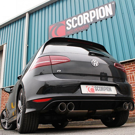 Scorpion Exhausts - MK7 Golf R (Pre Facelift) Cat Back Exhaust (Multiple Options) - Car Enhancements UK