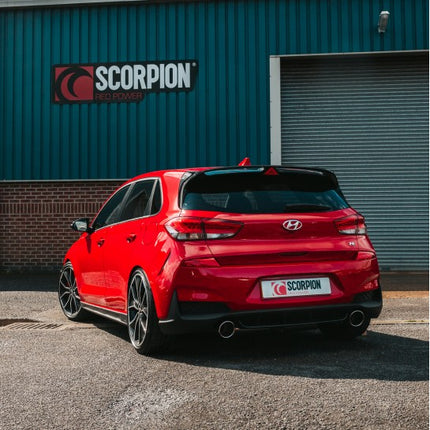 Scorpion Exhausts - Hyundai i30 N (GPF Model Only) Non-resonated GPF-back EXHAUST with electronic valve (MULTIPLE OPTIONS) - Car Enhancements UK