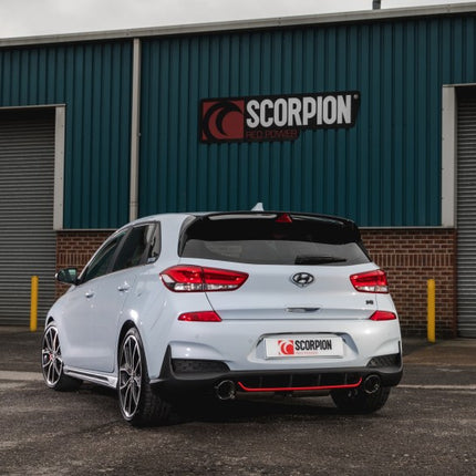 Scorpion Exhausts - Hyundai I30 N / N Performance (Non GPF Model) Non-resonated cat-back EXHAUST with electronic valve (MULTIPLE OPTIONS) - Car Enhancements UK