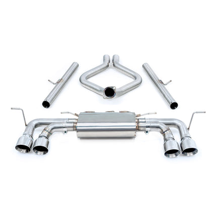 Cobra Exhausts - Land Rover Defender 90 V8 P525 (21>) Non-Valved Race GPF/PPF Back Performance Exhaust