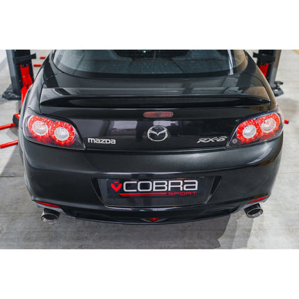 Cobra Exhausts - Mazda RX8 R3 (S2) 2008-12 (Facelift) Cat Back Sports Exhaust