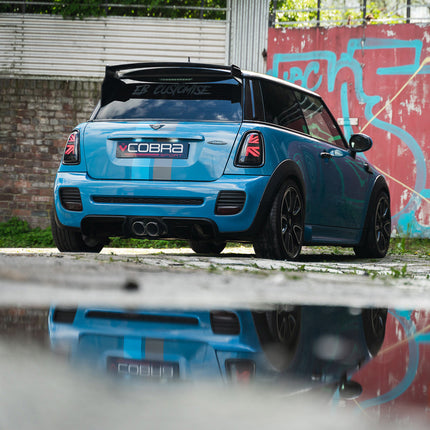 Cobra Exhausts - Mini (Mk2) Cooper S / JCW (R56/R57) Venom Cat Back Box Delete Race Performance Exhaust