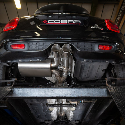 Cobra Exhausts - Mini (Mk3) Cooper S / JCW (F56) 3" Valved Cat Back Performance Exhaust