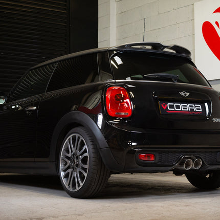 Cobra Exhausts - Mini (Mk3) Cooper S / JCW (F56) 3" Valved Cat Back Performance Exhaust