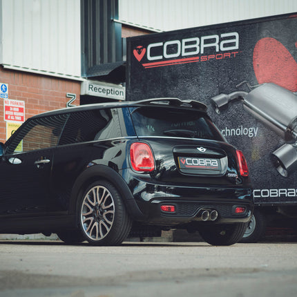 Cobra Exhausts - Mini (Mk3) Cooper S / JCW (F56) 3" Valved Cat Back Performance Exhaust