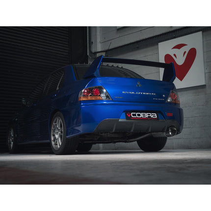 Cobra Exhausts - Mitsubishi Evolution 7/8/9 Cat Back Performance Exhaust