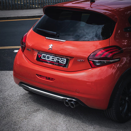 Cobra Exhausts - Peugeot 208 GTi 1.6T Cat Back Performance Exhaust