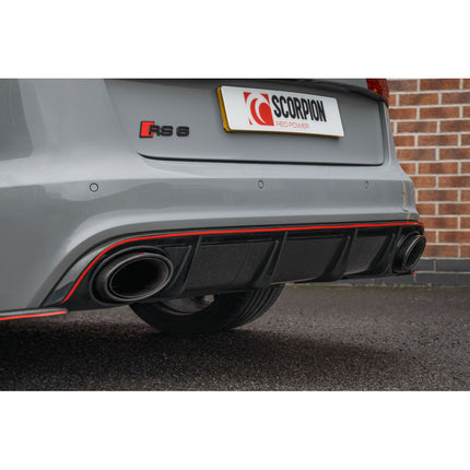 Scorpion Exhausts - Audi RS6 Avant C7 Cat Back Exhaust (with or without carbon tailpipe) - Car Enhancements UK