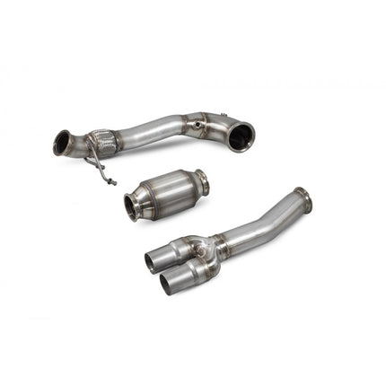 SCORPION EXHAUSTS - DOWNPIPE (WITH OR WITHOUT CAT) FOR AUDI RS3 8V FACELIFT & TTRS 8S (MK3) NONE GPF MODEL - Car Enhancements UK