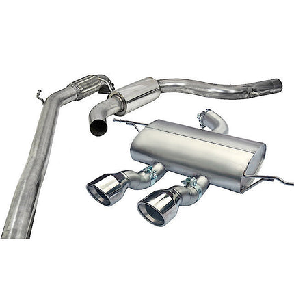 Cobra Exhausts - Seat Leon Cupra R Mk2 1P 2.0 T FSI (10-12) Turbo Back Performance Exhaust