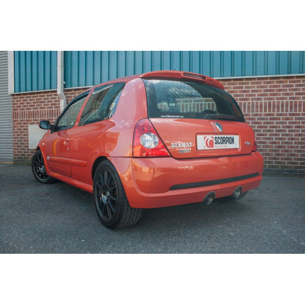 Scorpion Exhausts - Renault Clio MK2 2.0 182 cat-back Exhaust (multiple options) - Car Enhancements UK