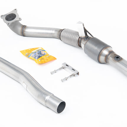 Milltek Sport - Downpipe with Sports cat or decat - Audi TTS MK2 - Car Enhancements UK