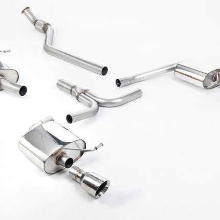 Milltek Sport - Cat Back Exhaust (Multiple Options) Audi A4 B8 2.0TFSI - Car Enhancements UK