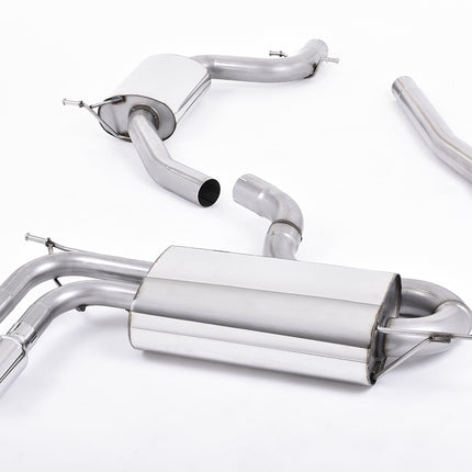 Milltek Sport - Audi A3 8P 1.8 TSI 2WD 3-Door - Cat Back Exhaust (Multiple Options) - Car Enhancements UK