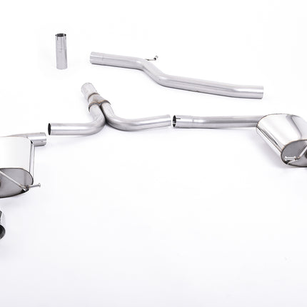 Milltek Sport - Cat Back Exhaust (Multiple Options) Audi A4 B8 3.0TDI Quattro - Car Enhancements UK