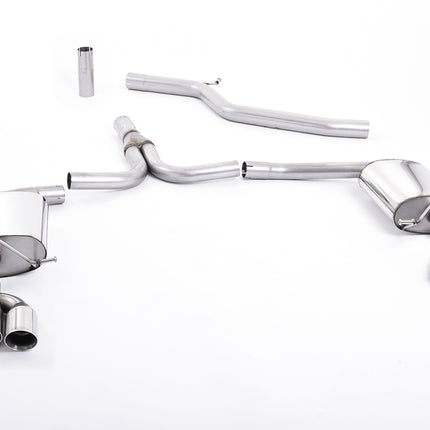 Milltek Sport - Cat Back Exhaust (Multiple Options) Audi A4 B8 3.0TDI Quattro - Car Enhancements UK