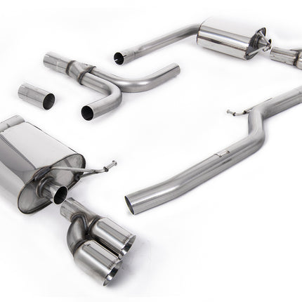 Milltek Sport - Cat Back Exhaust (Multiple Options) Audi A5 B8 (8T) 3.0 TDi (DPF) Coupe & Cabriolet - Car Enhancements UK