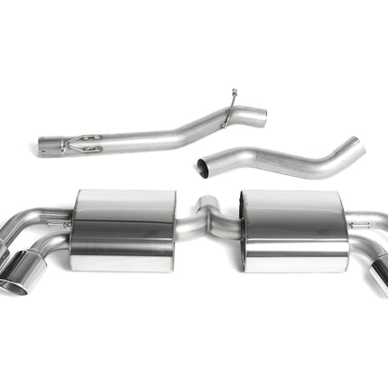 Milltek Cat Back Exhaust (Resonated or None Resonated) Audi TTS MK2 - Car Enhancements UK