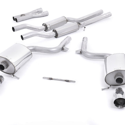 Milltek Sport - Cat Back Exhaust (Multiple Options) Audi A4 B6 3.0 V6 Quattro (Saloon & Cabriolet) - Car Enhancements UK