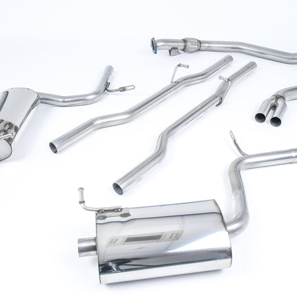 Milltek Sport - Cat Back Exhaust - Audi A4 B6 1.8T Quattro (Cabriolet) - Car Enhancements UK