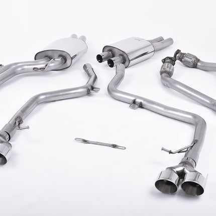 Milltek Sport - Cat Back Exhaust (Multiple Options) Audi S4 B8.5 3.0 V6 - Car Enhancements UK