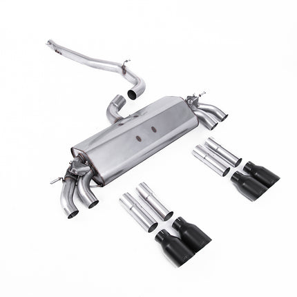 Milltek Sport - Cat Back Exhaust (Multiple Options) - Audi S3 8V / 8V2 (Without GPF) Saloon & Cabrio - Car Enhancements UK