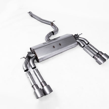 Milltek Sport - GPF Back Exhaust (Multiple Options) - Audi S3 8V / 8V2 (WITH GPF) SALOON & CABRIO - Car Enhancements UK