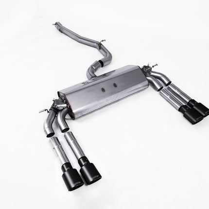 Milltek Sport - Cat Back Exhaust (Multiple Options) - Audi S3 8V / 8V2 (Without GPF) Saloon & Cabrio - Car Enhancements UK