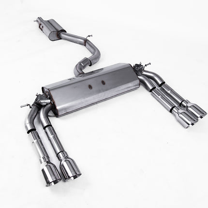 Milltek Sport - Cat Back Exhaust (Multiple Options) - Audi S3 8V / 8V2 (Without GPF) Saloon & Cabrio - Car Enhancements UK