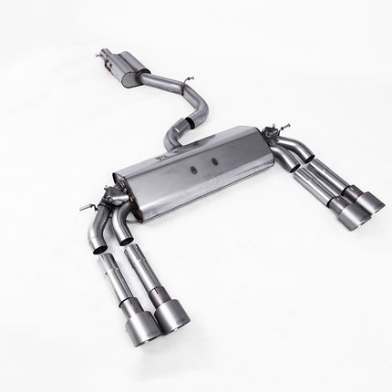 Milltek Sport - Cat Back Exhaust (Multiple Options) - Audi S3 8V / 8V2 (Without GPF) Saloon & Cabrio - Car Enhancements UK