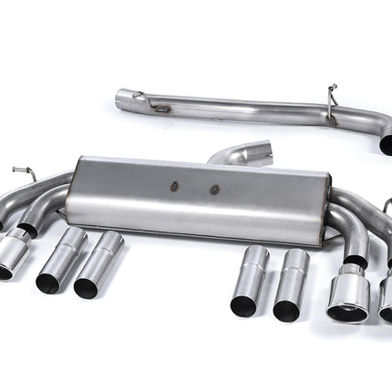 Milltek Sport - Cat Back Exhaust (Multiple Options) - Audi S3 8V / 8V2 (Without GPF) Saloon & Cabrio - Car Enhancements UK