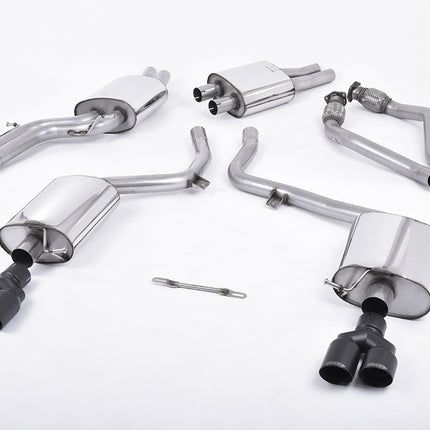 Milltek Sport - Cat Back Exhaust (Multiple Options) Audi S4 B8 3.0 V6 - Car Enhancements UK