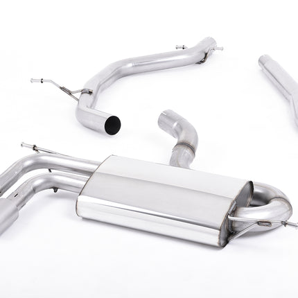 MILLTEK SPORT - DPF BACK EXHAUST - AUDI A3 8P 2.0 TDI 3 DOOR (MULTIPLE OPTIONS) - Car Enhancements UK