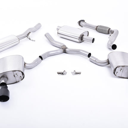 Milltek Sport - Cat Back Exhaust (Multiple Options) Audi A4 B9 2.0TFSI - Car Enhancements UK