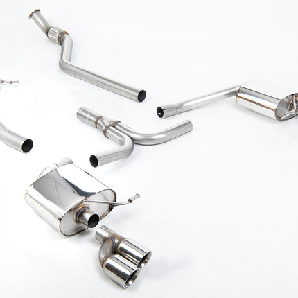 Milltek Sport - Cat Back Exhaust (Multiple Options) Audi A4 B8 2.0TFSI - Car Enhancements UK