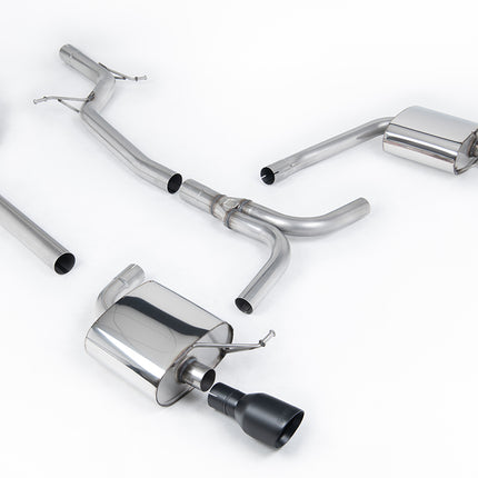 Milltek Sport - Cat Back Exhaust (Multiple Options) Audi A4 B8 2.0TFSI S Line (2WD and quattro Tiptronic-only) - Car Enhancements UK