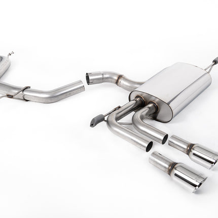 Milltek Sport - Cat Back Exhaust (Multiple Options) - Audi A3 8P 2.0FSI (5 door sportback) - Car Enhancements UK