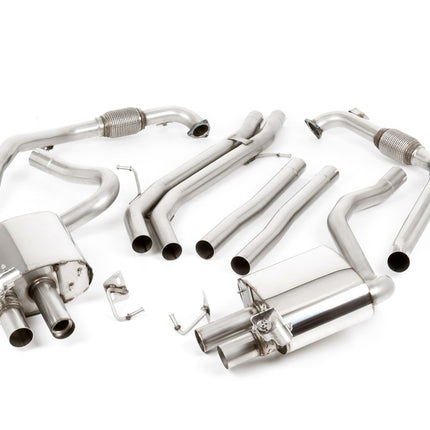 Milltek Sport - Cat Back Exhaust (Multiple Options) Audi S5 B9 (None sport diff models) - Car Enhancements UK