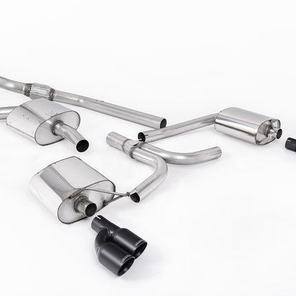 Milltek Sport - Cat Back Exhaust (Multiple Options) Audi A4 B8 2.0TFSI S Line (2WD and quattro Tiptronic-only) - Car Enhancements UK