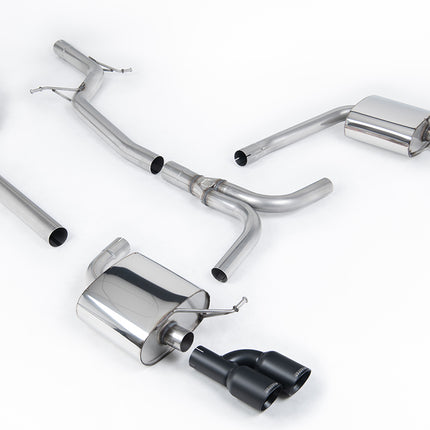 Milltek Sport - Cat Back Exhaust (Multiple Options) Audi A4 B8 2.0TFSI S Line (2WD and quattro Tiptronic-only) - Car Enhancements UK