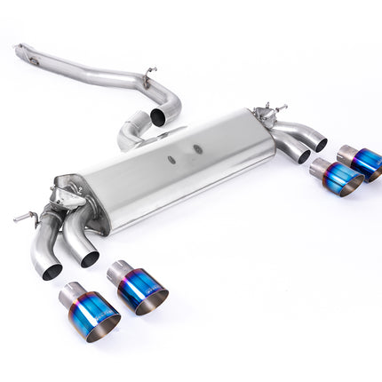 Milltek Sport - GPF Back Exhaust (Multiple Options) - Audi S3 8V / 8V2 (WITH GPF) 3 DOOR MODEL - Car Enhancements UK