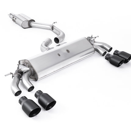 Milltek Sport - GPF Back Exhaust (Multiple Options) - Audi S3 8V / 8V2 (WITH GPF) 3 DOOR MODEL - Car Enhancements UK