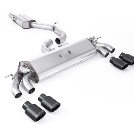 Milltek Sport - GPF Back Exhaust (Multiple Options) - Audi S3 8V / 8V2 (WITH GPF) 3 DOOR MODEL - Car Enhancements UK