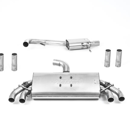 Milltek Sport - GPF Back Exhaust (Multiple Options) - Audi S3 8V / 8V2 (WITH GPF) SALOON & CABRIO - Car Enhancements UK