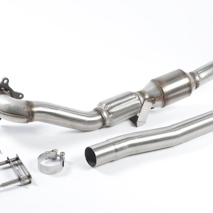 Milltek Sport - Downpipe with Decat or Sports Cat (Multiple Options) VW Golf MK6 GTI - Car Enhancements UK